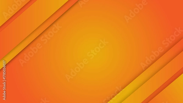 Fototapeta Bright Orange Abstract Gradient Background