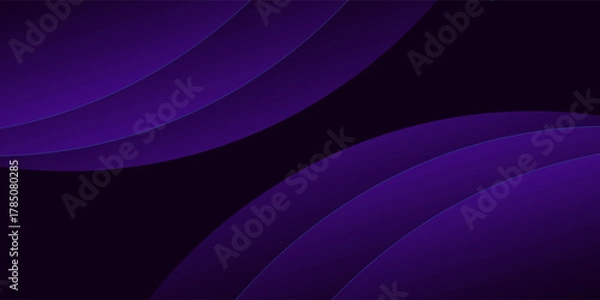 Fototapeta Abstract purple circle elegant background vector illustration for banner business product presentations