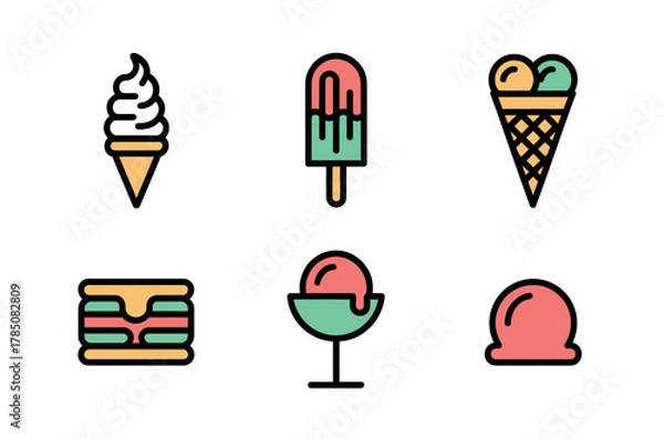 Fototapeta Delicious Ice Cream Scoop  