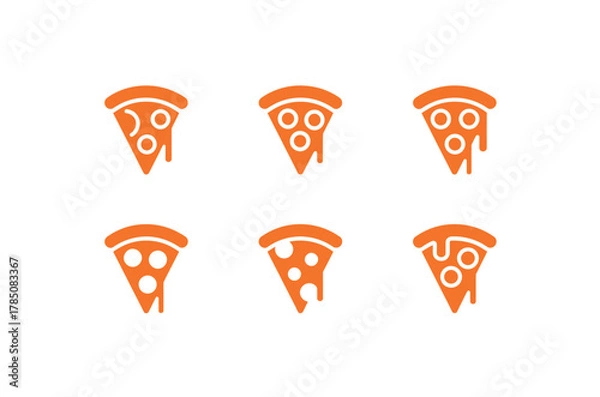 Fototapeta Hot Pizza Slice Artwork  