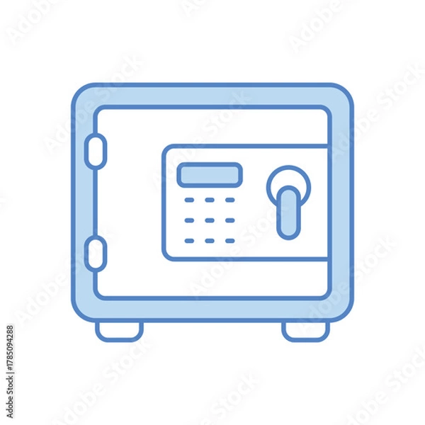 Fototapeta Safe Deposit vector icon