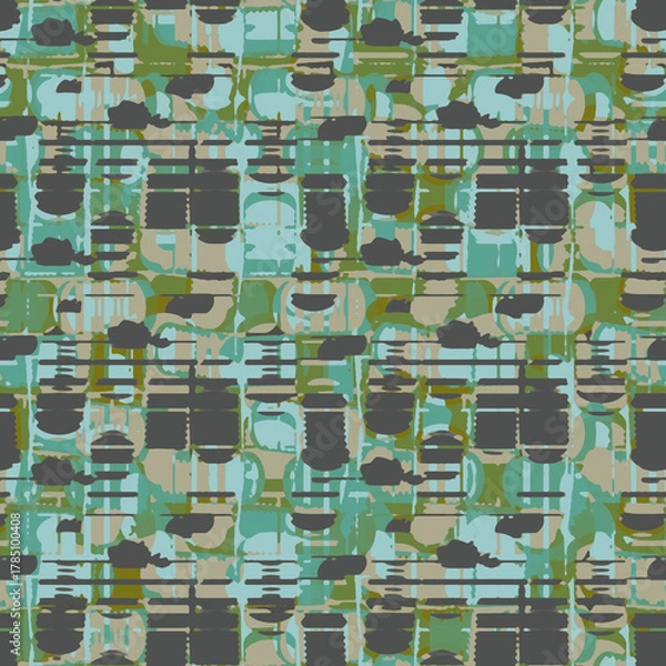 Obraz Green Fashion Print Seamless Repeat