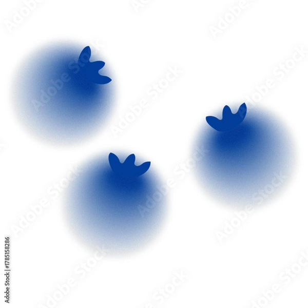 Obraz Soft Gradient Blueberry