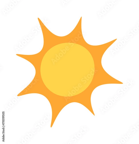 Obraz Sun weather element sunny day