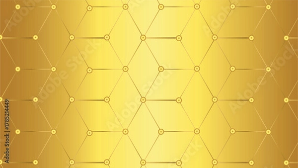 Fototapeta Luxury Gold Geometric Background, Elegant Abstract Pattern Design for premium design, invitation, or packaging.