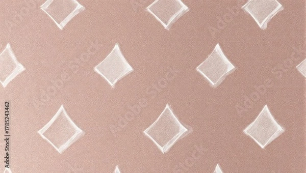 Fototapeta Elegant Rose Gold Diamond Pattern Background.