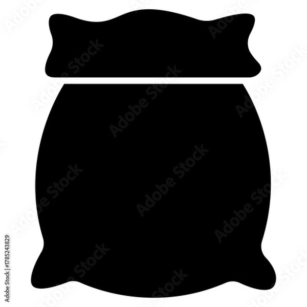 Obraz burlap sack glyph icon