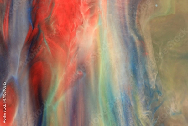 Fototapeta Liquid Art in Flowing Color