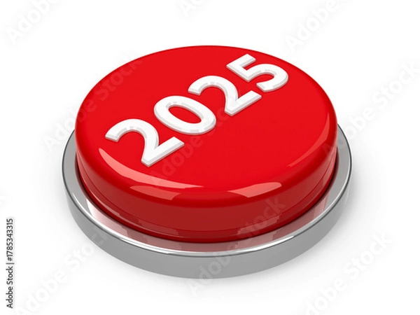 Obraz Red button 2025