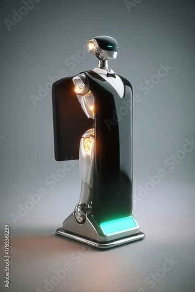 Fototapeta Elegant Robot Butler