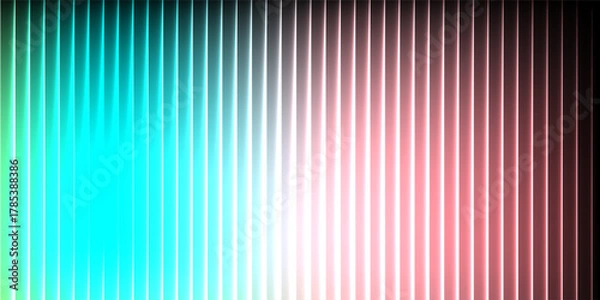 Fototapeta Futuristic Neon Gradient Lines Background, Radiant Light Gradient Minimal Background