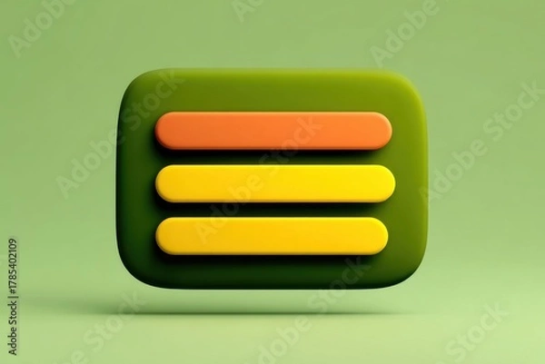 Fototapeta Interactive elearning ui lesson card grid and icons in a modern digital space