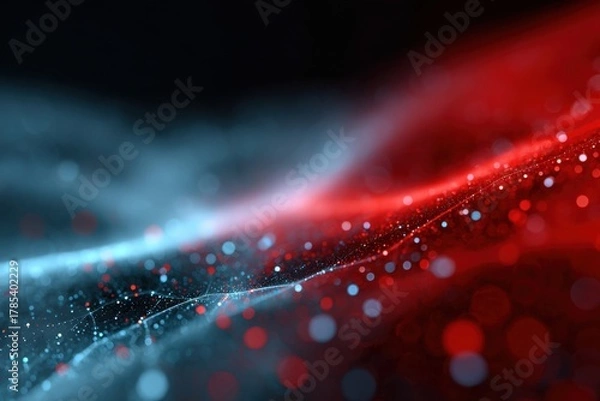 Obraz Emergency simulation interface for city evacuation plans digital environment abstract view