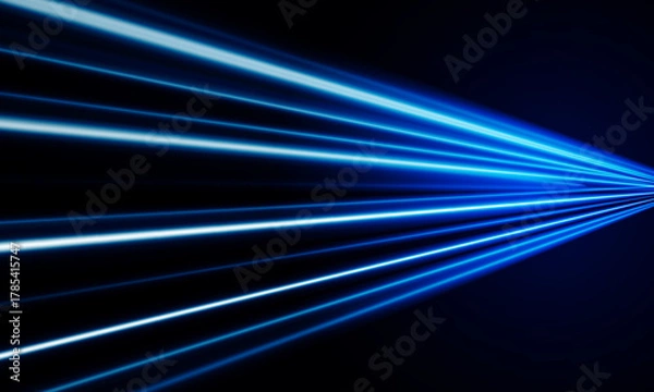 Fototapeta Abstract speed Light out technology background Hitech communication concept innovation background, vector design