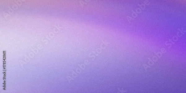 Fototapeta Soft purple and pink gradient with fine grain texture background