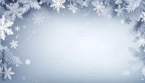 Obraz 冬カラーのグレーのアブストラクト背景2