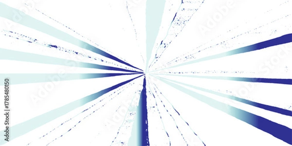 Obraz Abstract grunge grid stripe halftone background pattern. Black and white line vector illustration