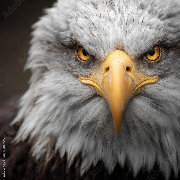 Fototapeta Close-up of American Eagle Symbolizing National Bird Day