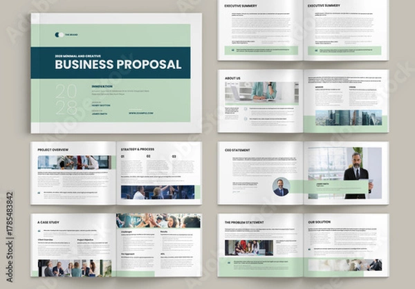 Fototapeta Proposal Landscape Layout