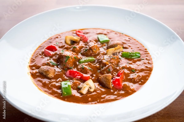 Obraz Beef stew with vegetables