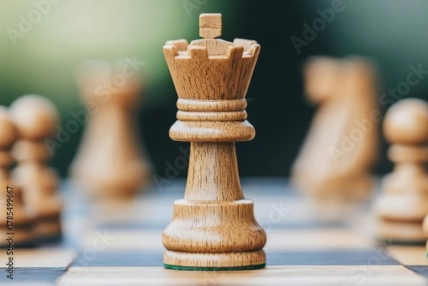 Fototapeta Analyzing competitor strategies for business adaptation in a dynamic market environment