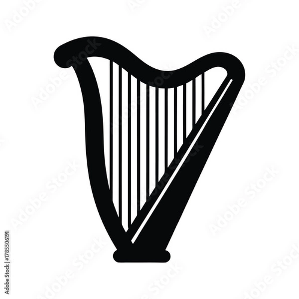 Obraz Harp Icon