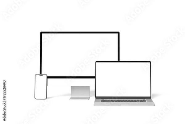 Obraz Blank Multi Device Mockup