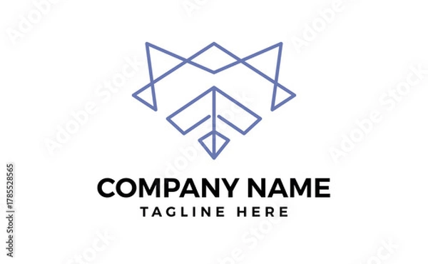 Fototapeta Outstanding creative unique  monogram icon design vector