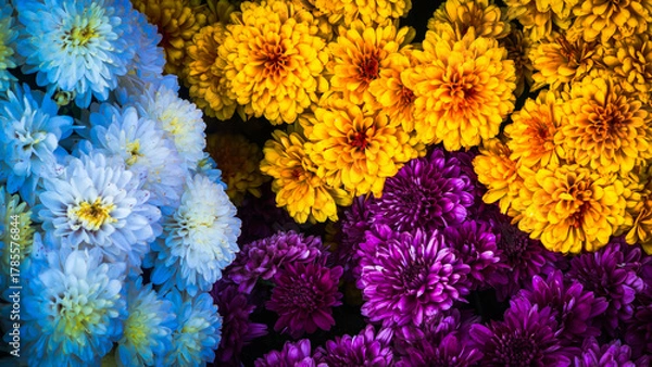 Obraz Colorful Flower Nature Background