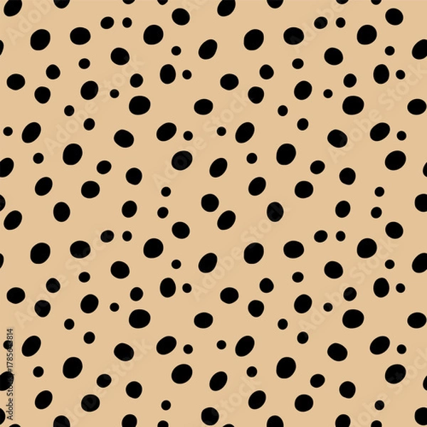Fototapeta Cheetah Spot Seamless Pattern Background
