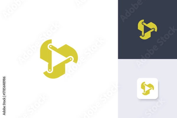Obraz knife logo design vector template