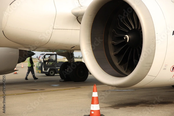 Fototapeta Airplane Engine