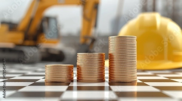 Obraz Increase in Construction Costs , Rising Construction Costs