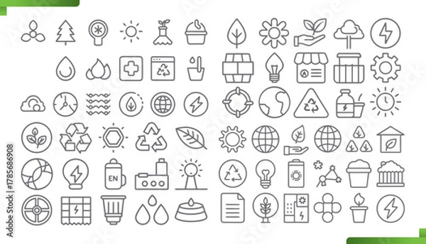 Obraz Cartoon  palette and text elements