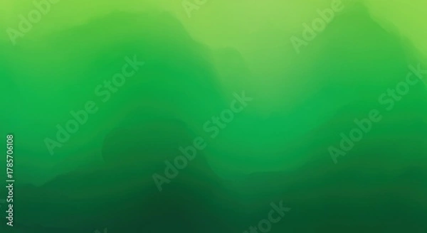 Fototapeta A green and yellow abstract background with a gradient effect.