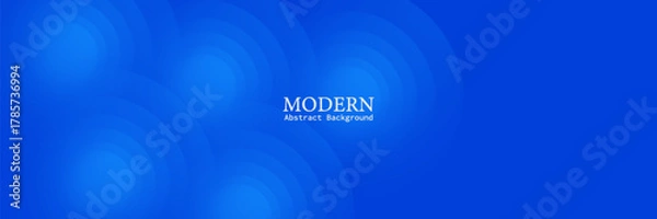 Obraz Modern background template with light blue and blue gradient, circle effect, suitable for background, wallpaper, home screen, theme. suit for media design