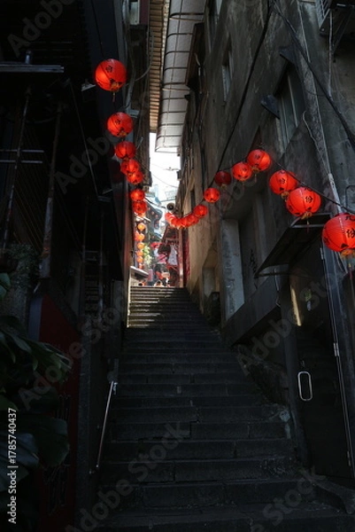 Obraz 台湾　九份の賢崎路