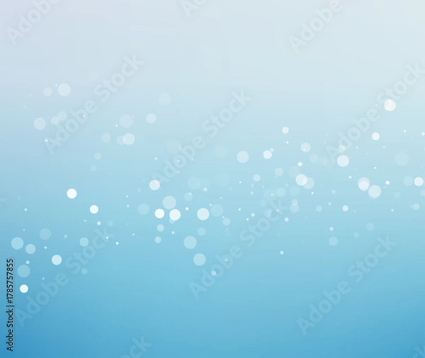 Fototapeta Neutral Blue Presentation Bokeh Vector Background