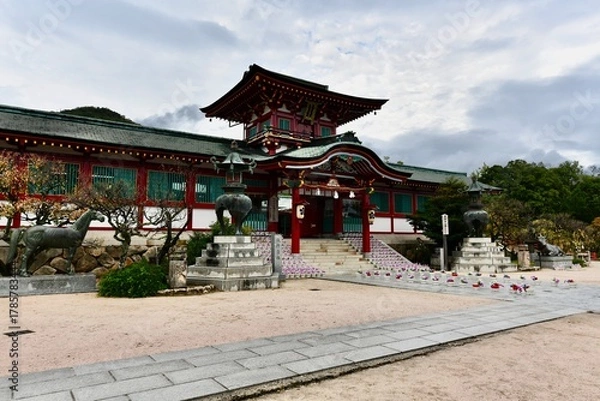 Obraz 山口県岩国市の白崎八幡宮