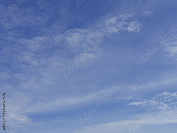 Fototapeta beautiful cloudy blue sky background