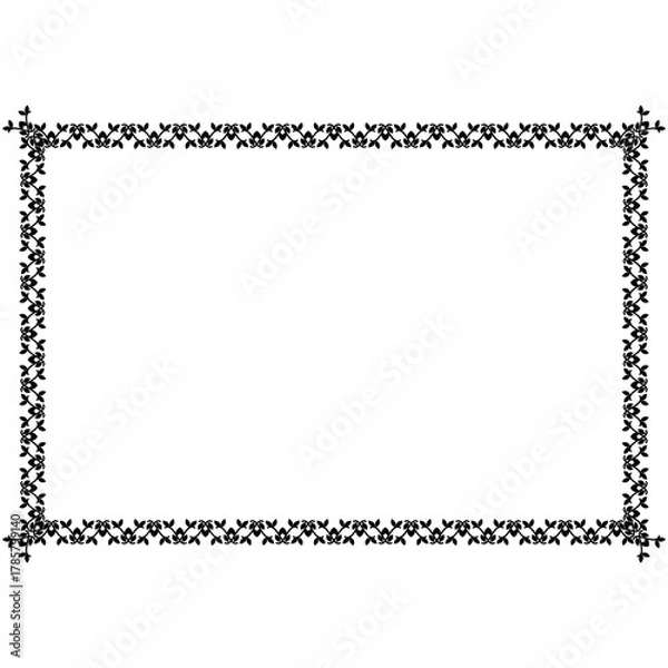 Obraz rectanle decorative border fr...