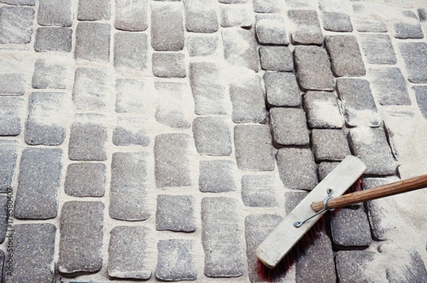 Obraz Fugensand einfegen