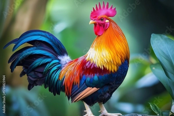 Fototapeta Colorful Rooster