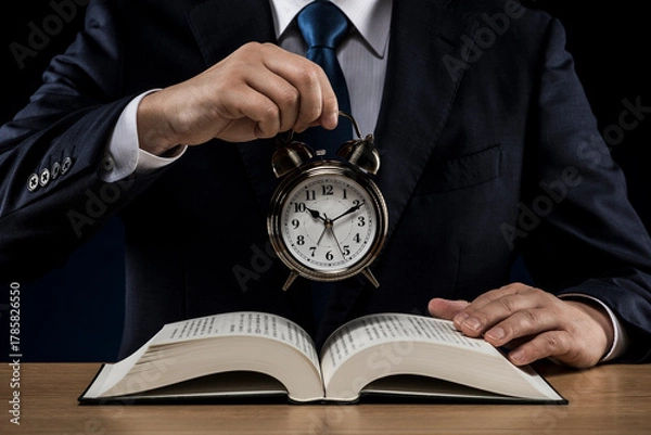 Obraz ビジネス 時間 本