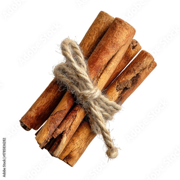 Fototapeta Tied cinnamon sticks