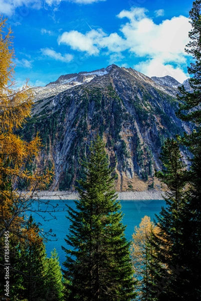 Obraz Ascent to the summit of Olperar in the Austrian Alps