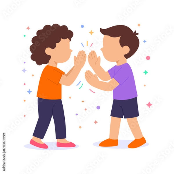 Obraz Hand-Clap, synchronizing rhythm for coordination activity