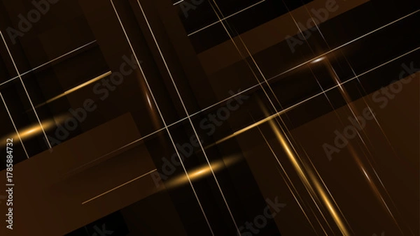 Fototapeta Gold dark background