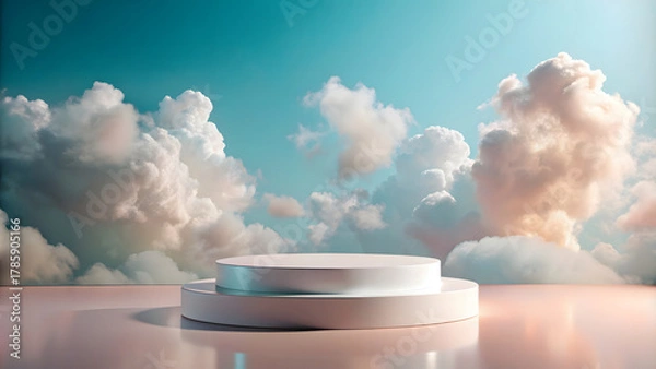 Fototapeta composition highlights the interplay between light and shadow, with the smoke adding a dynamic element to the scene