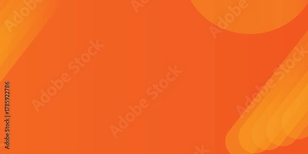 Fototapeta Abstract orange background with circles.